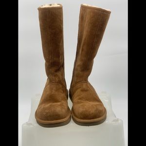 Saw pending: Uggs, Tall, Suede Chestnut, New,no box.  size 8.5